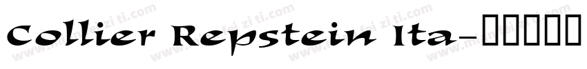 Collier Repstein Ita字体转换
